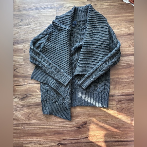 Cowl neck thick cardigan - Picture 1 of 3